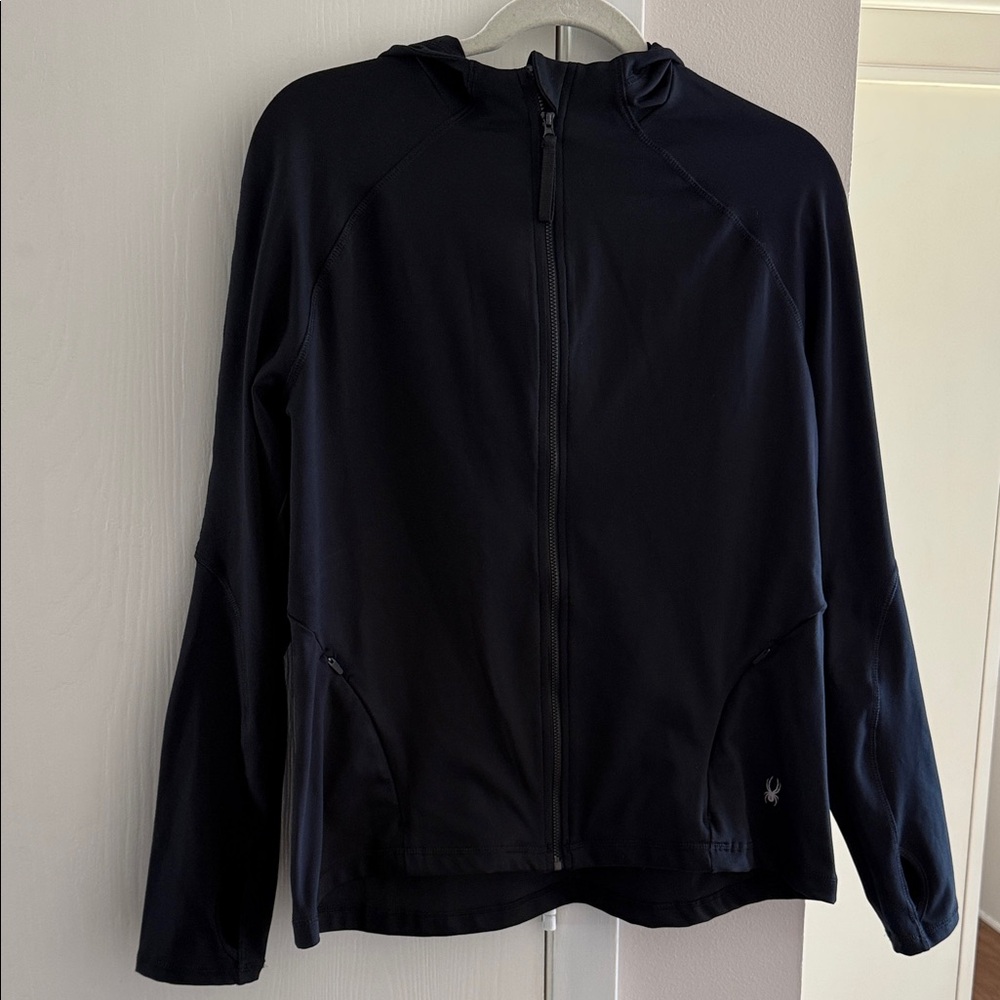 Spyder Active  Black Full-Zip Hoodie